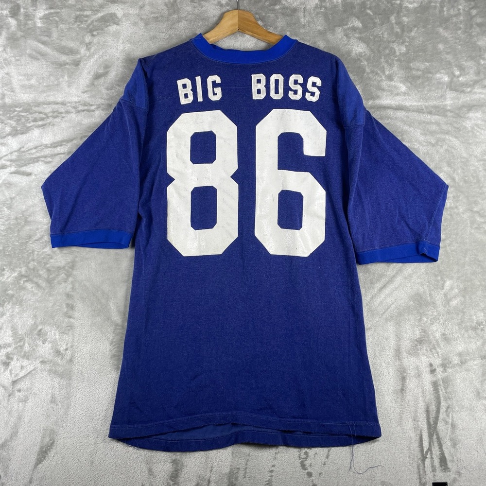 True Vintage 50s 60s Champion Durene Football Jersey 46 Washington Big Boss USA